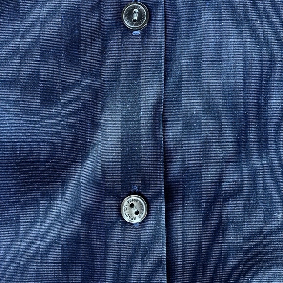 Reaction Kenneth Cole Men’s Slim Fit Dress Shirt, Dark Navy, XL, 17 1/2- 36/37 - Picture 3 of 4